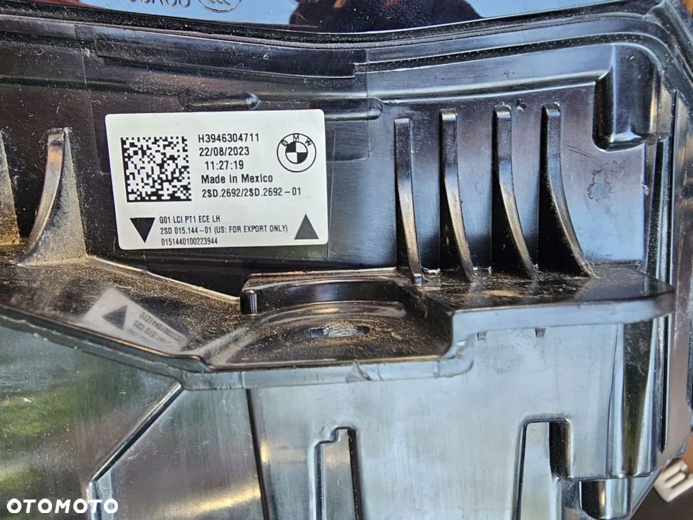 klapa tylna lampa bmw x3 g01 lift europa - 6