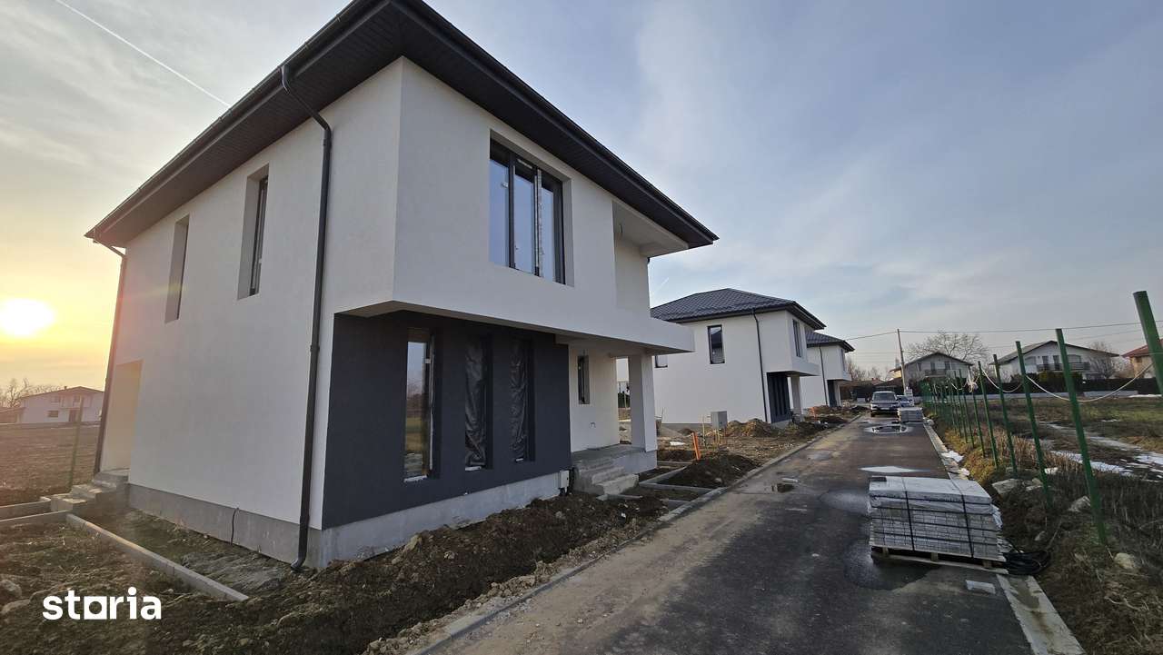 Casă nouă 4 camere Bolintin Vale  încălzire în pardoseală teren 320 mp - Imagine principală: 5/20