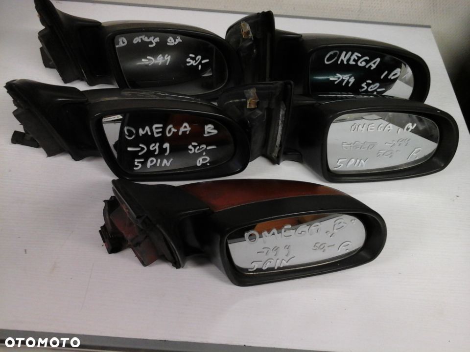LUSTERKO PRAWE OPEL OMEGA B ELEKTRYCZNE 5 PIN - 2