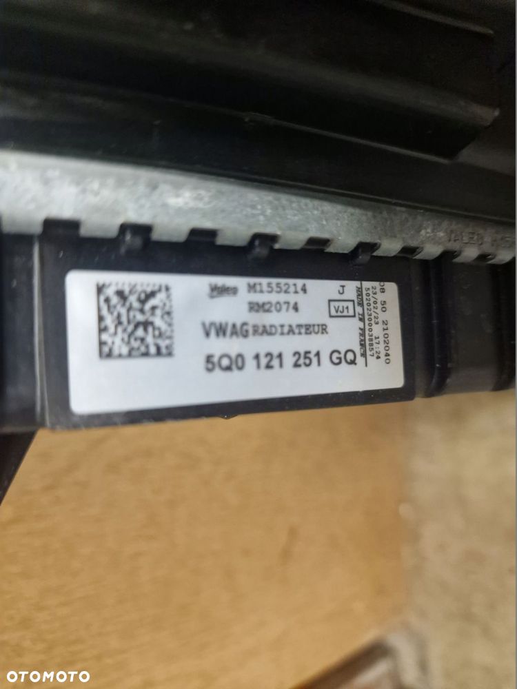 komplet chłodnic wentylator vw audi 5q0121251gq - 7