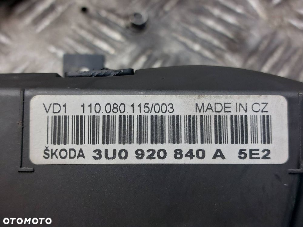 ZESTAW STARTOWY SUPERB I 1.9 TDI 038906019EG 4B0905851A 3U0920840A - 8