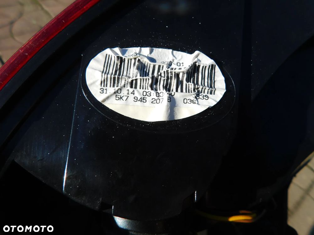 vw volkswagen golf VI cabrio  lampa nr 34111 WYSYŁKA - 4