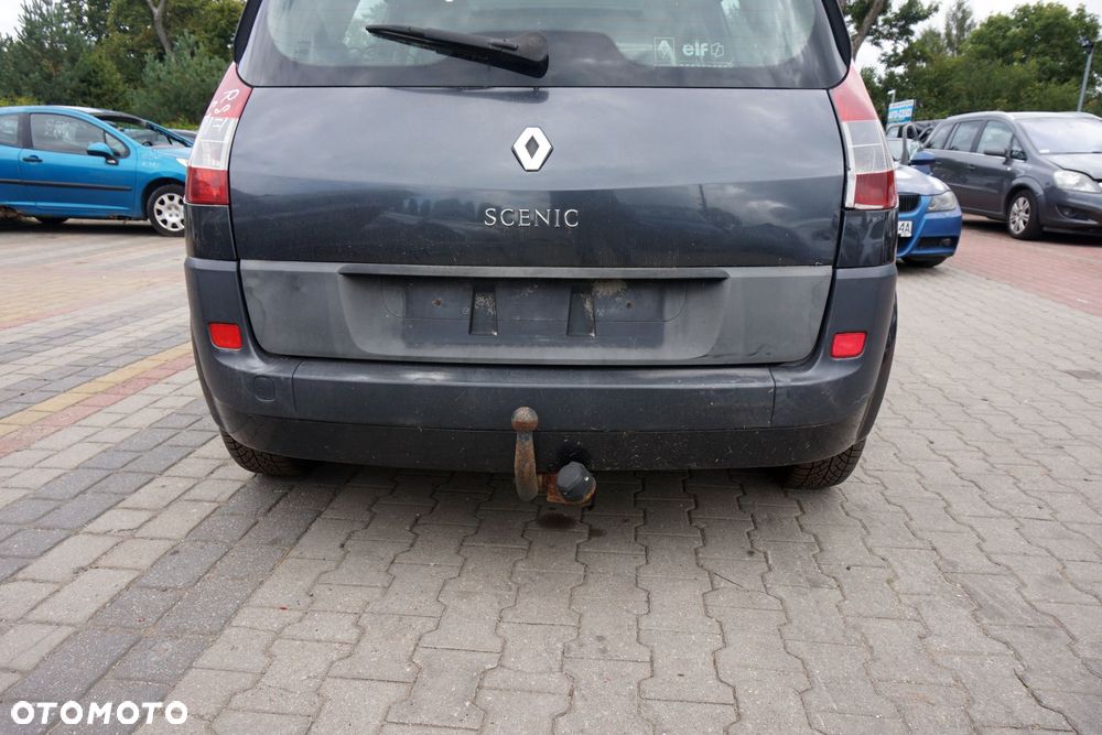 ZDERZAK TYLNY SCENIC II PH1 NV676 CZARNY RENAULT 2004-2006 - 1