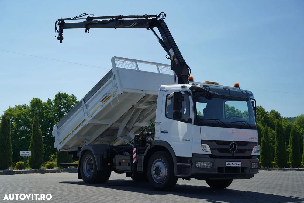 Mercedes-Benz ATEGO 15.24 / 4X2 / BASCULĂ + HDS HIAB 088 BS-2 / ROTATOR / MANUAL - 7