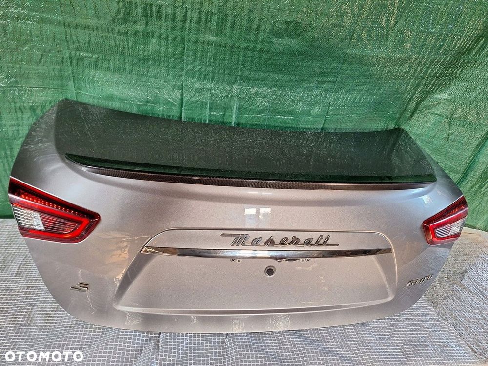 maserati ghibli III m157 2013- klapa tyl tylna kpl. lotka carbon demontaz - 1