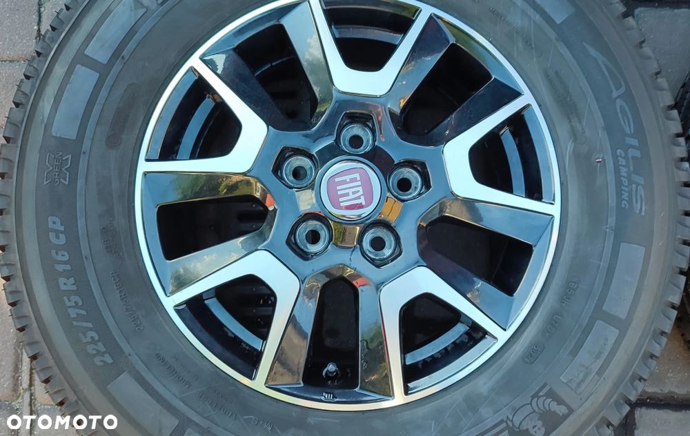 Koła Felgi Aluminiowe Oryg. Fiat Ducato Peugeot Boxer Citroen Jumper  Camper 16Cali 5x118 Michelin Agilis 225/75/16CP 2021r 4x8,4mm - 2