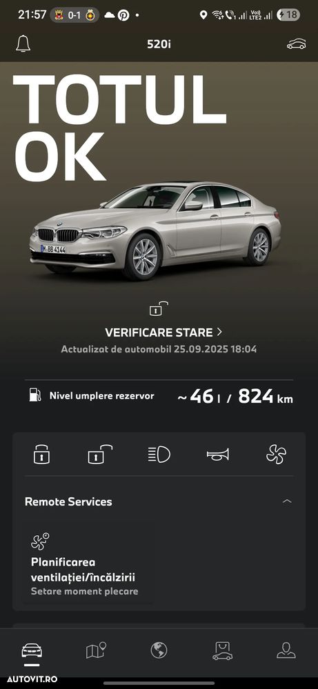 BMW Seria 5 520i AT - 2