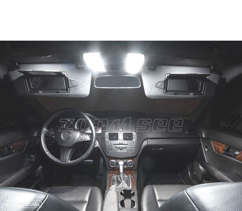 KIT COMPLETO DE 15 LAMPADAS LED INTERIOR PARA MERCEDES CLASE M W163 ML320 ML350 ML430 ML500 ML55 AMG - 2