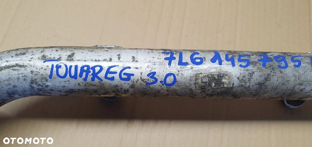 Przewód wąż rura intercoolera VW Touareg 3.0 TDI 7L6145795H - 8