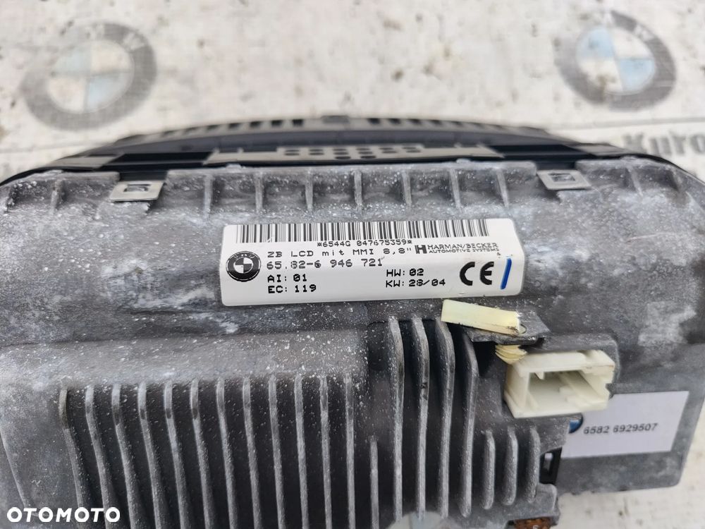 BMW E65 Wyświetlacz radia monitor 6946721 - 3