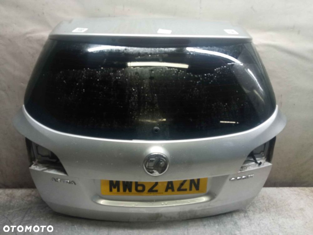 / KLAPA TYŁ TYLNA BAGAŻNIKA OPEL ASTRA J 4 IV KOMBI Z176 SREBRNY - 1