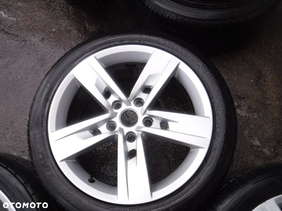 Seat VW Audi Skoda A4 Passat Golf Touran  alufelgi 17 5X112 ET51 opony - 4