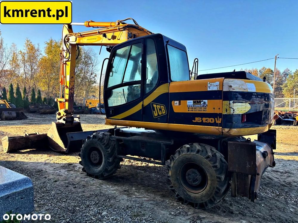 JCB JS 130 W KOPARKA KOŁOWA 2002r. | KOMATSU PW 140 CAT LIEBHERR 313 315 316 JCB JS 145 - 10