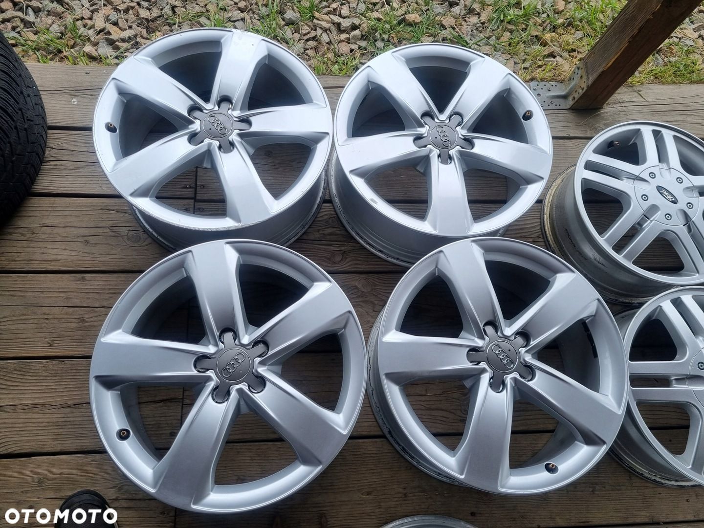 AUDI 4G0 A6 B7,A4 B8,Q5 alu 7,5X18 ET37 5X112 4szt.db stan - 1