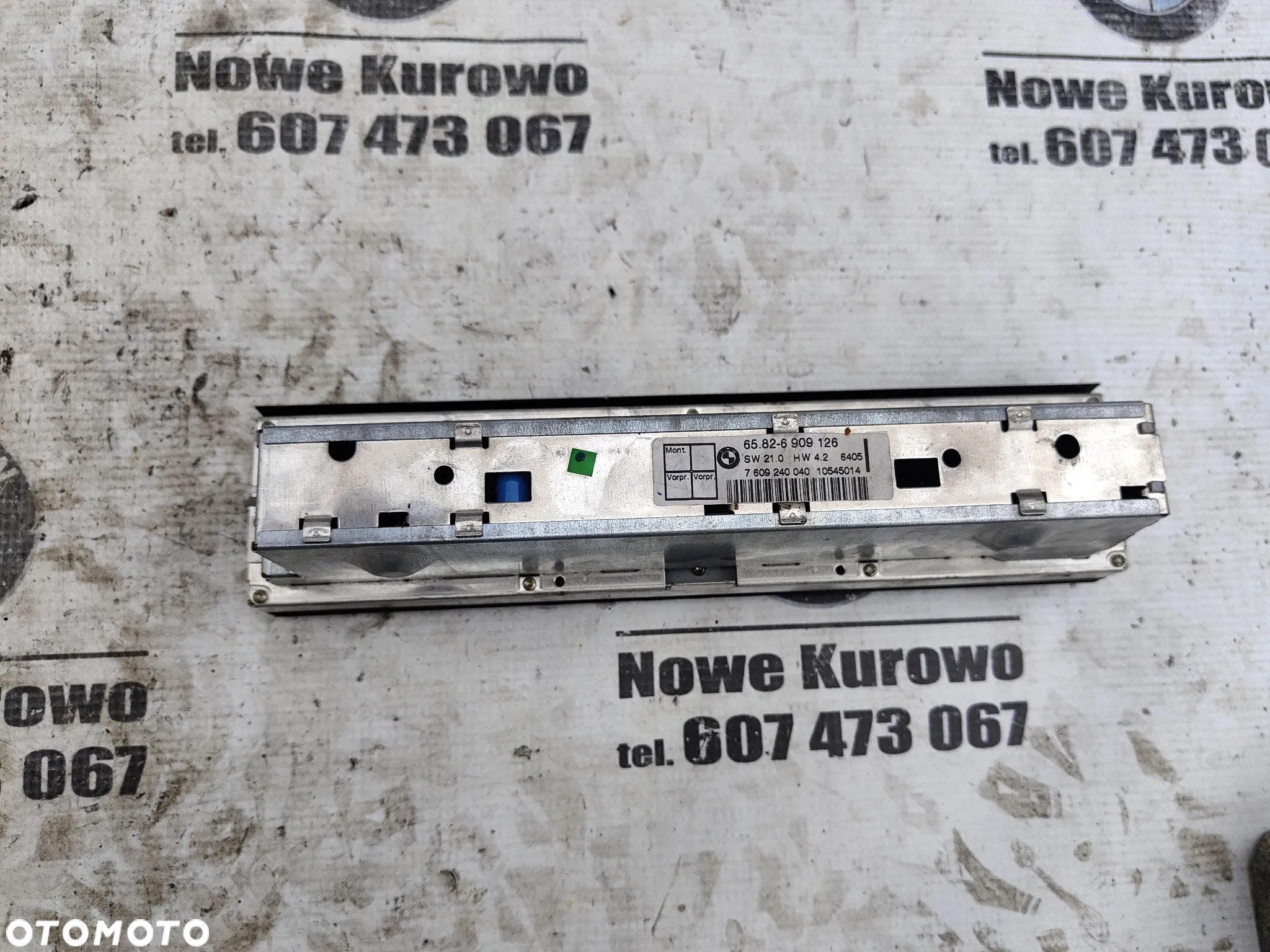 BMW E39 Wyświetlacz radia DSP 6909126 - 3