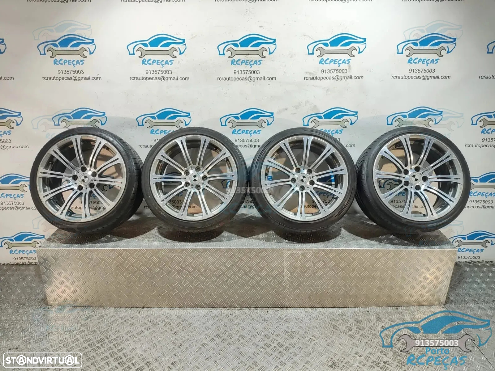Jantes 19" BMW M3 E92 dupla medida - 8,5J / 9,5J - ET23 | ET29 | 5x120 - 19 Polegadas | Originais BMW | 5 x 120 | E90 | E93 | LCI | E87 | E81 | E88 | E82 | F30 | F31 | 36112283555 | 2283555 | 36112283556 | 2283556 - 13