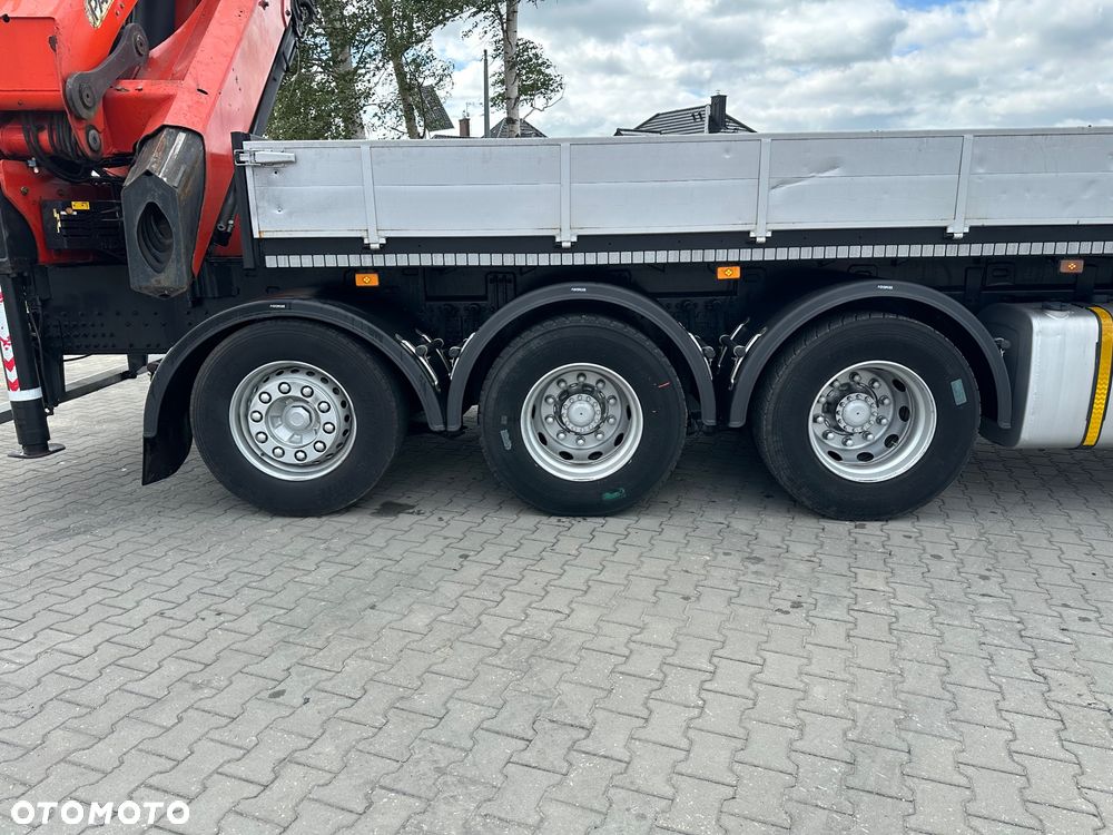 Volvo FH 540 8x4 Tridem duży dźwig 12ton żuraw do szamb kontenerów - 4