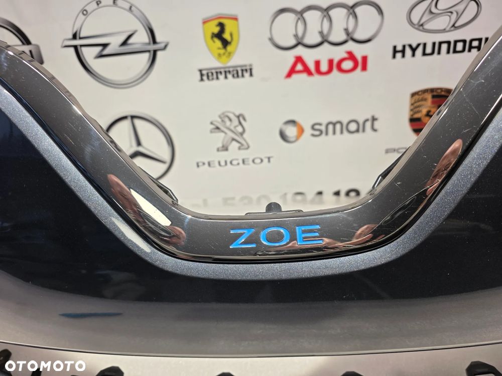 RENAULT ZOE LIFT 18- ZDERZAK PRZEDNI PRZÓD + 2x KRATKA BOCZNA + CHROM GRILLA , NR 620223129R , NR AUKCJI NZ1644 - 15