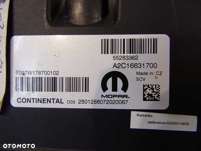 JEEP COMPASS II 17- STEROWNIK MODUŁ SCU 55283362 - 2