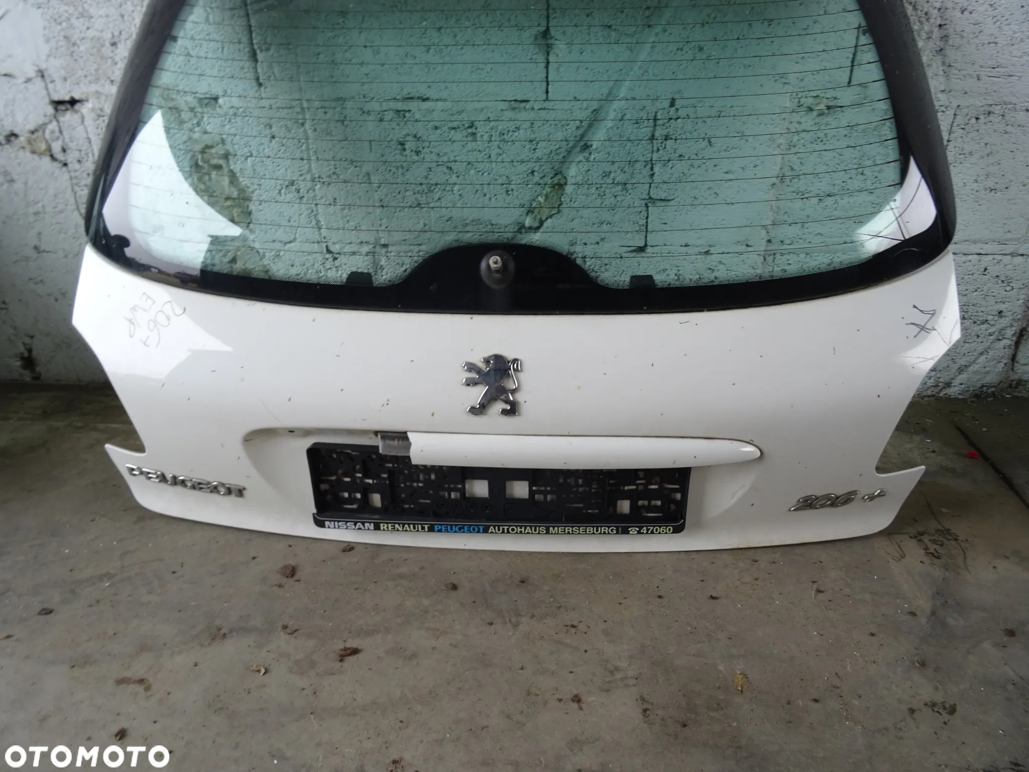 Klapa Bagażnika Peugeot 206+ Plus EWP (Goła) - 2