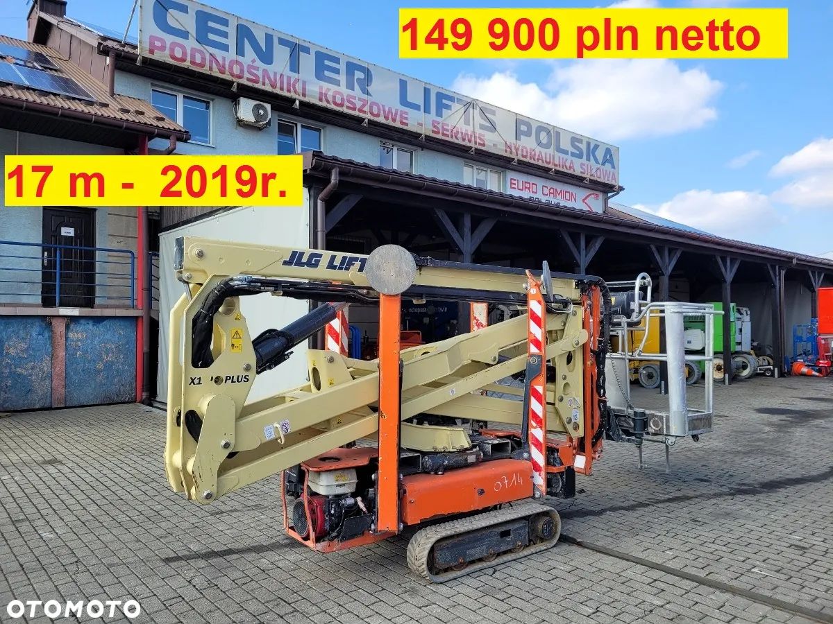 Omme podnośnik koszowy na gąsienicach 26 m 22 m 20 m 19 m 18 m 17 m - 1
