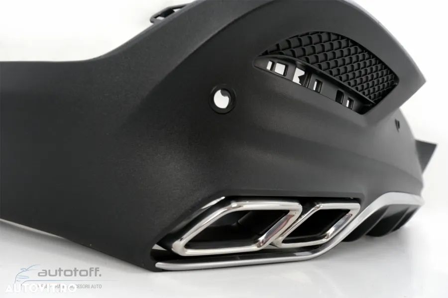 Difuzor bara spate compatibil Mercedes GLE Coupe C292 (2015-2019) GLE 63 AMG Chrome - 6