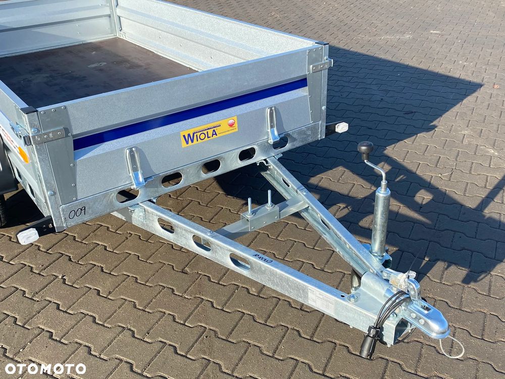 Wiola DOSTAWA Przyczepka KRAKUS+ wym. 252x132x38 Przyczepa dwuosiowa SPAWANA niehamowana SOLIDNA kat.B! - 8