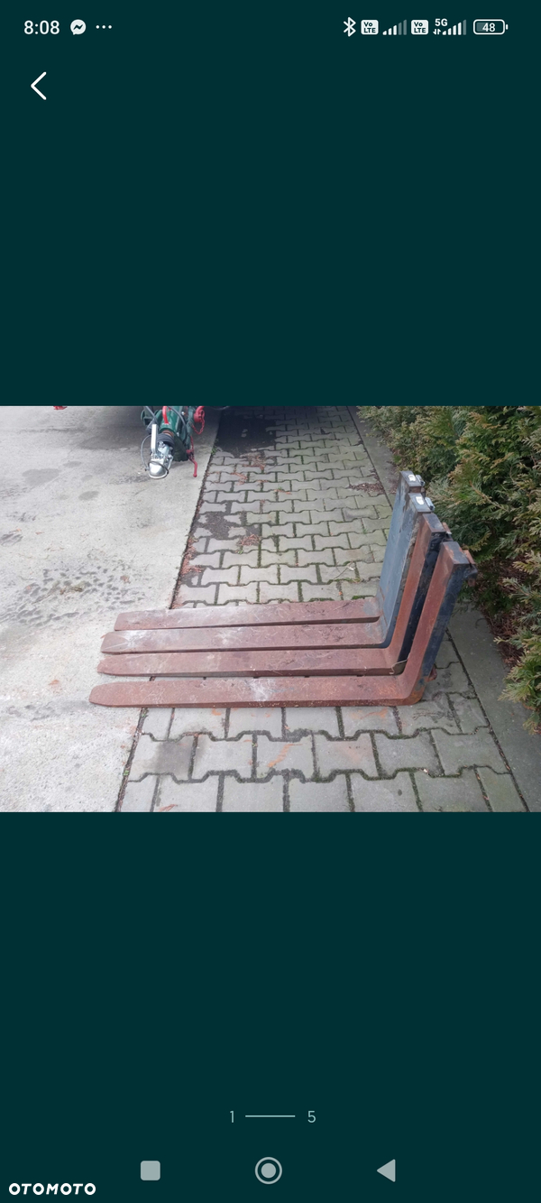 Widły wózka widłowego STIHL