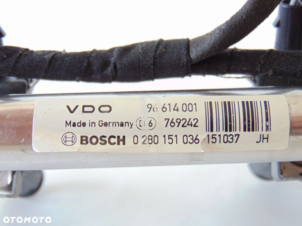 KOMPLET wtryski wtrysk listwa wtryskowa 0280155753 A0000788723 Mercedes W168 A Klasa A140 A160 - 9