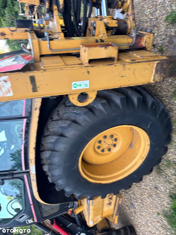 Caterpillar CAT 428D 2005r 4x4 koparko ładowarka teleskop widły rekin - 27