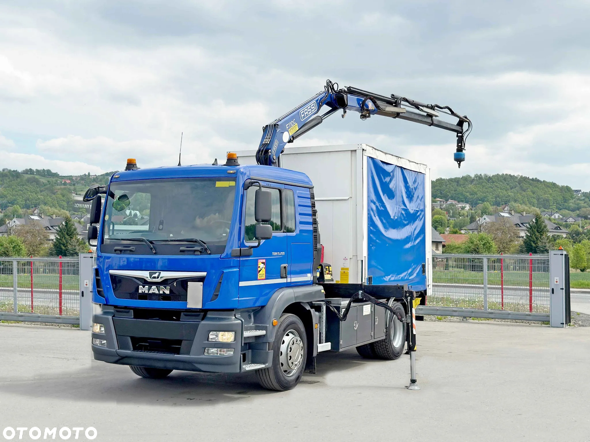 MAN TGM 15.250 PLANDEKA 3,50 m * FASSI F110AC.0.23 * STAN BDB - 2