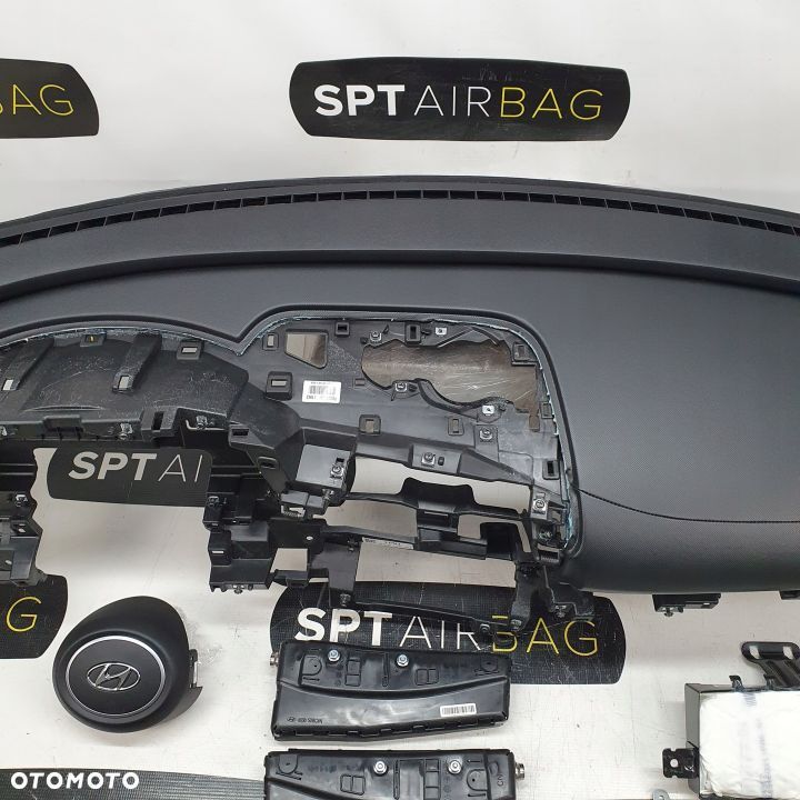HYUNDAI ELANTRA VII 7 DESKA ROZDZIELCZA KONSOLA KOKPIT PULPIT PODUSZKI AIRBAG AIR BAG PASY KIT SET - 3
