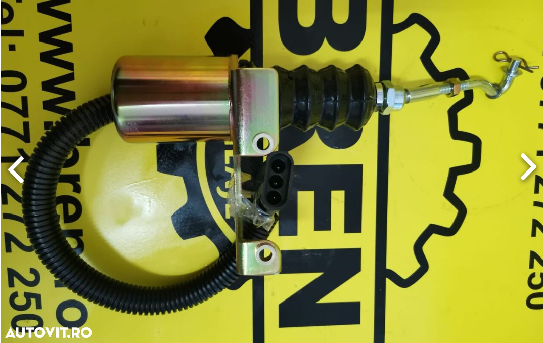 Altă parte componentă motor Solenoid/Opritor motor LIEBHERR (SA-3742-24) pentru excavator LIEBHERR - 4