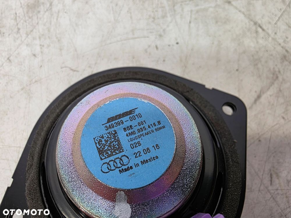 GŁOŚNIK KOKPITU DESKI AUDI Q7 4M 4M0035416B - 7