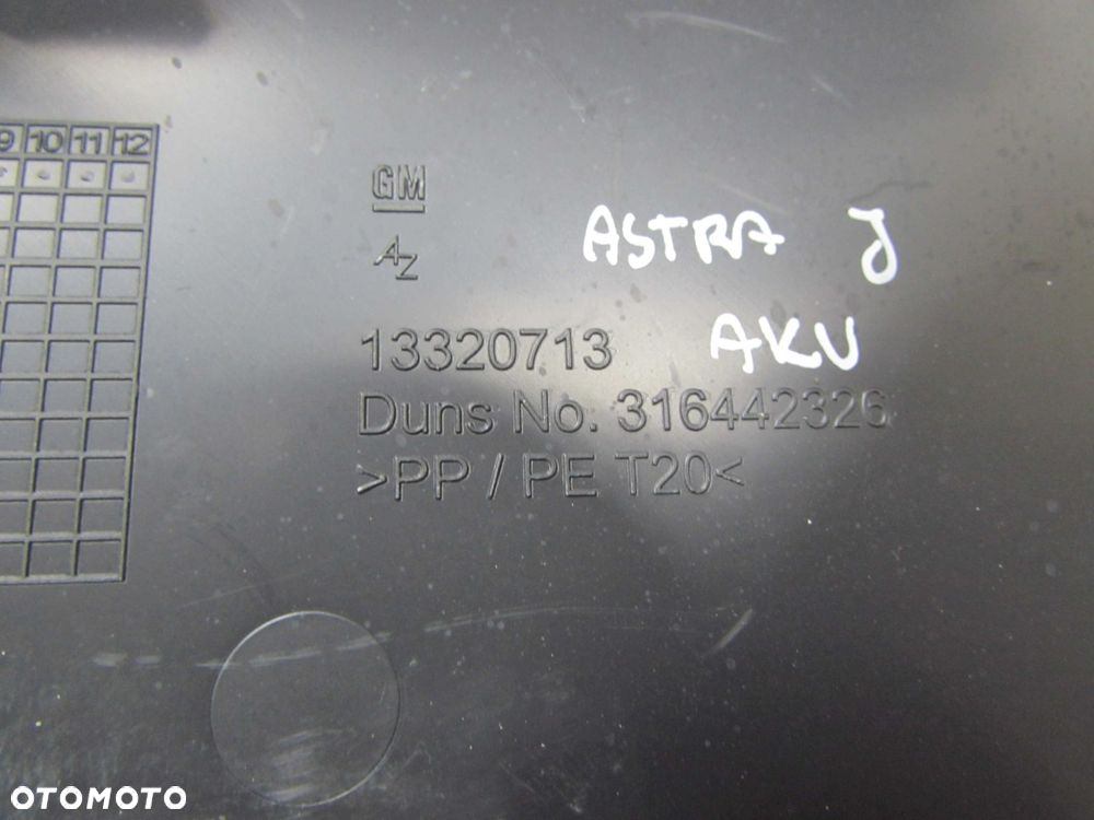 OPEL ASTRA J IV 1.7 CDTI 09-15 PODSTAWA OBUDOWA SKRZYNKA AKUMULATORA 13320713 13346249 - 7