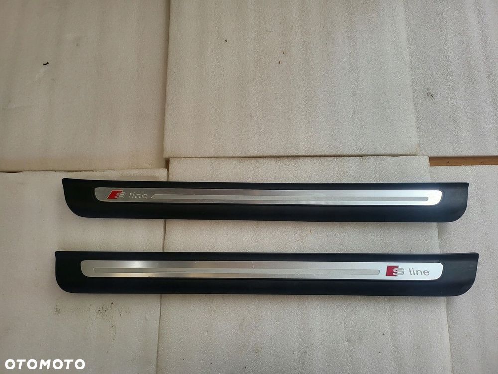 Nakładki Wewnętrzne Progów AUDI TT 8S S-Line 2015- 8S0853491 8S0853492B - 1