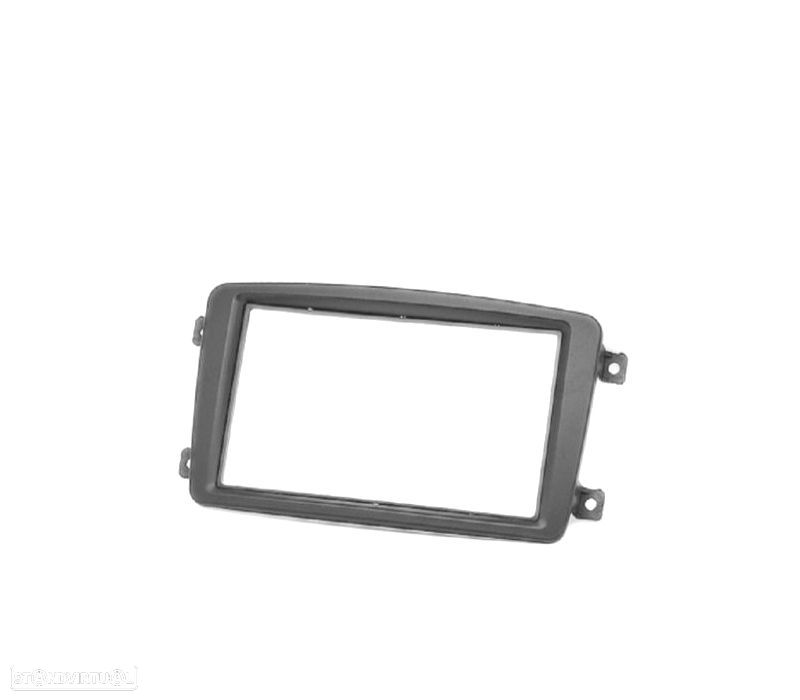 MOLDURA ADAPTADOR PRETO PARA RADIO 2-DIN PARA MERCEDES CLASE-C CLASE-CLK CLASE-G VIANO VITO - 4