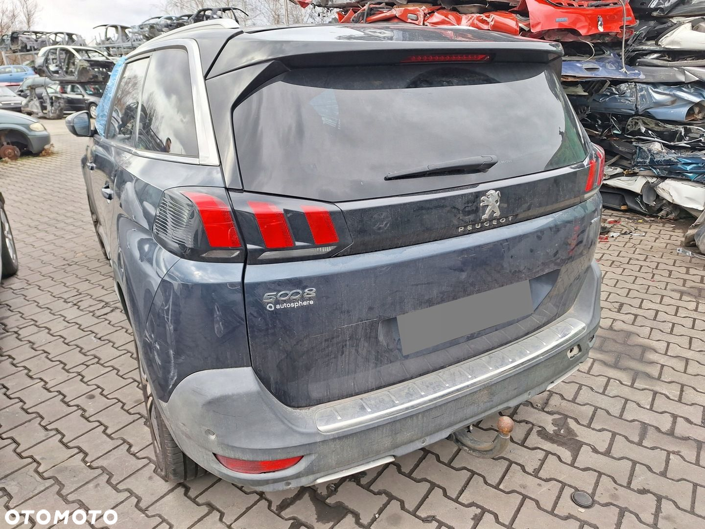 PEUGEOT 5008 2 II GT LINE 1.5 ZDERZAK PRZÓD MASKA LAMPA BŁOTNIK LED KGNC - 7