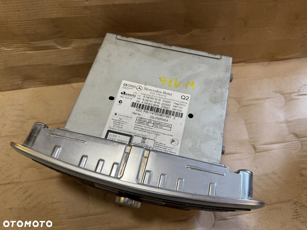 Radio nawigacja A2469003208 Mercedes B-Klasa W246 - 2