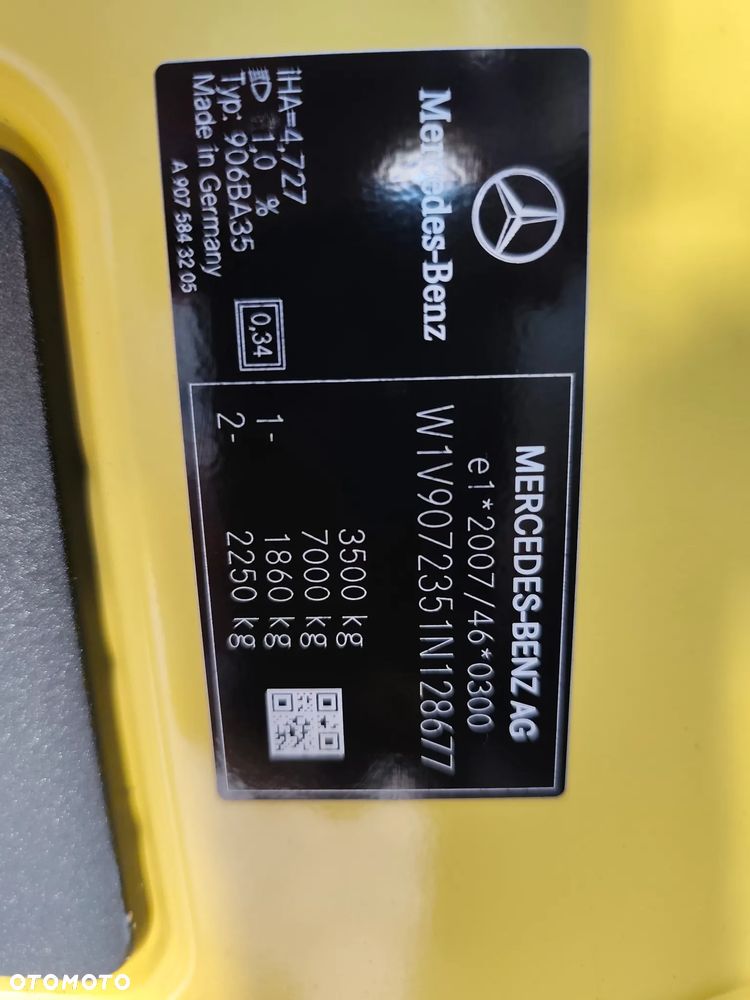 Mercedes-Benz SPRINTER 317 CDI 170KM MAXI LONG DOKA 6OSOBOWA SKRZYNIA KAMERA KLIMATRONIC NAVI COMMAND INTERNET HAK 3500 TEMPOMAT RADAR fotele KOMFORTY podgrzewane - 34