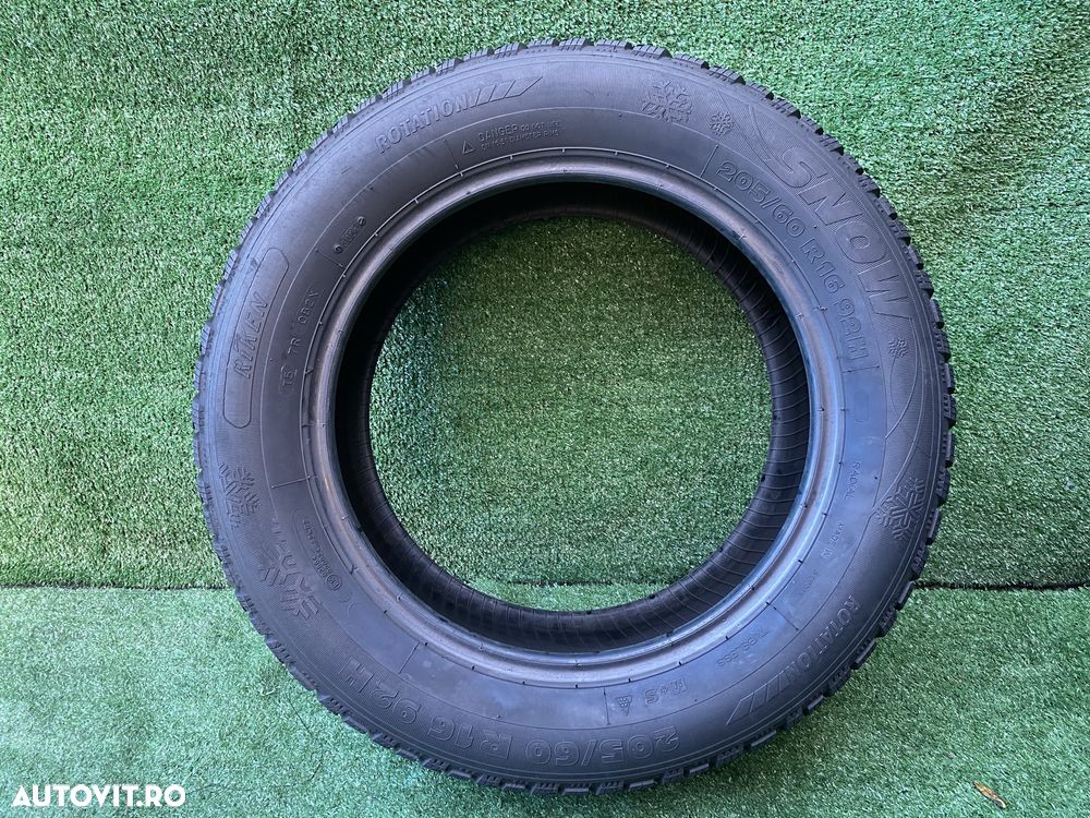 Set 2 anvelope Iarna Riken Snow 205 60 R16 92H Dot 3021 Profil 4,9-6mm - 3