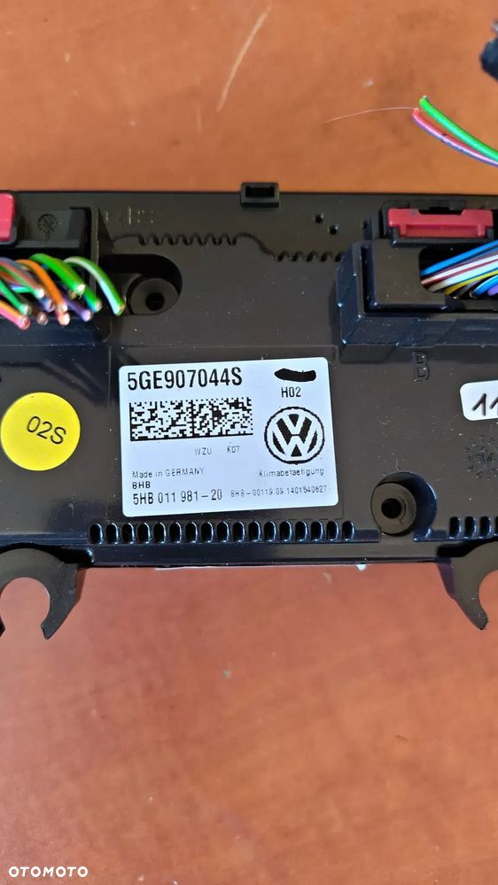 PANEL KLIMATYZACJI VW GOLF VII 5GE907044S - 3