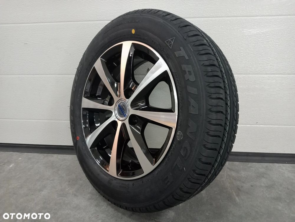 Koło alu 155/70 R13 Triangle TR928 4x100 felga opona przyczepa !! - 2