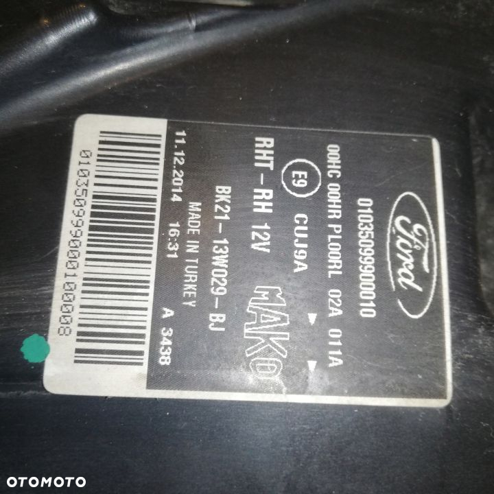 LAMPA PRAWA PRZÓD FORD TRANSIT CUSTOM BK2113W029BJ - 5