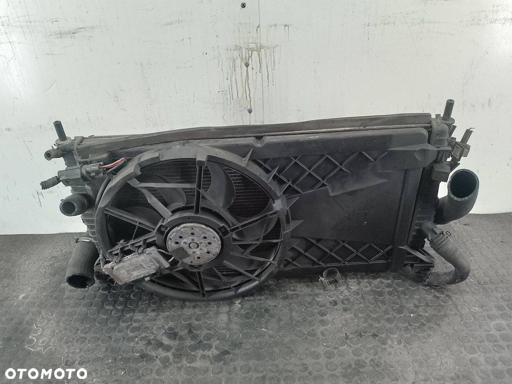 ZESTAW CHŁODNIC WODA KLIMA INTELCOOLER WENTYLATOR VOLVO V50 4N5H-19710-BD - 8