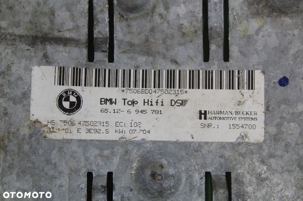 WZMACNIACZ RADIA LOGIC 7 BMW E60 E61 6945781 - 7