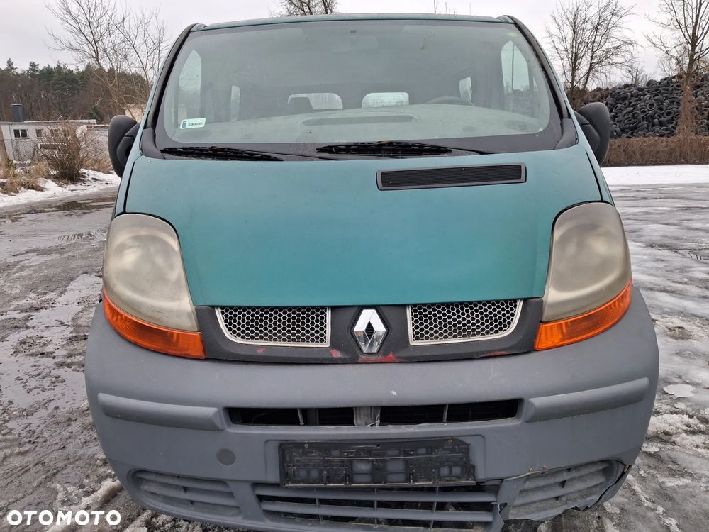 Renault Traffic II Opel Movano 2 Przód KOMPLETNY maska zderzak lampa błotnik pas przedni wzmocnienie czołowe chłodnica grill atrapa DO ZŁOŻENIA PO DZWONIE - 1