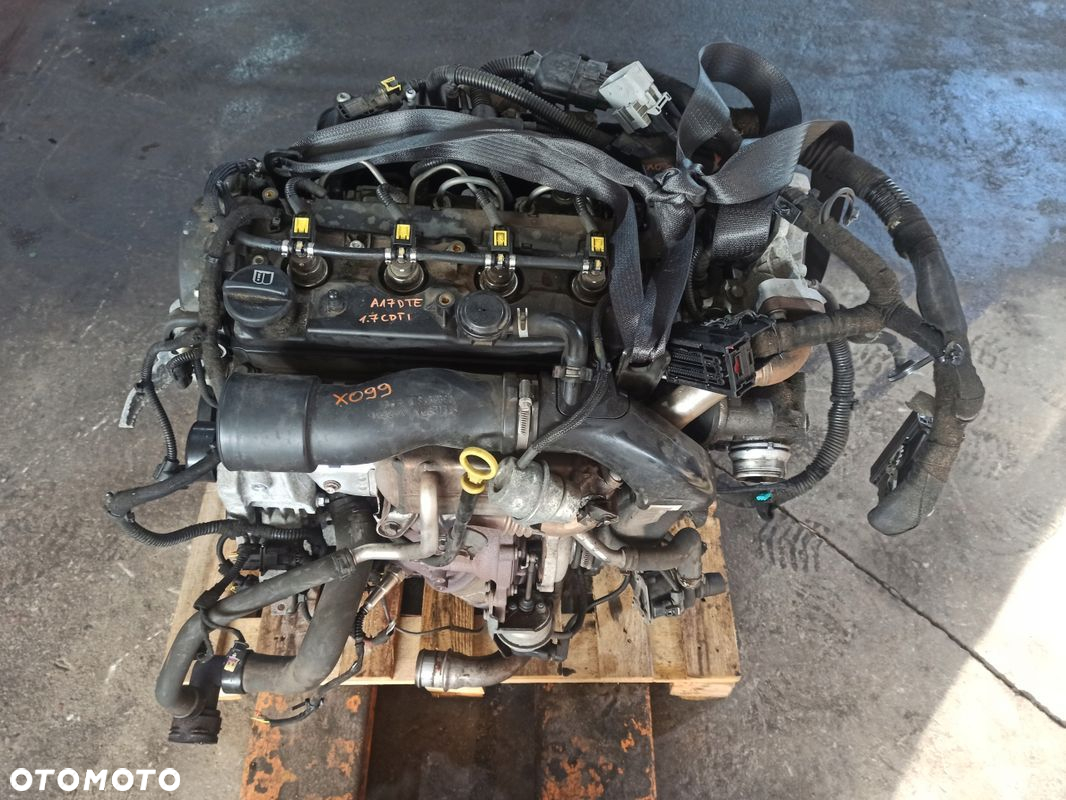 Silnik kompletny OPEL ASTRA IV J MERIVA B 1.7CDTI A17DTE - 2