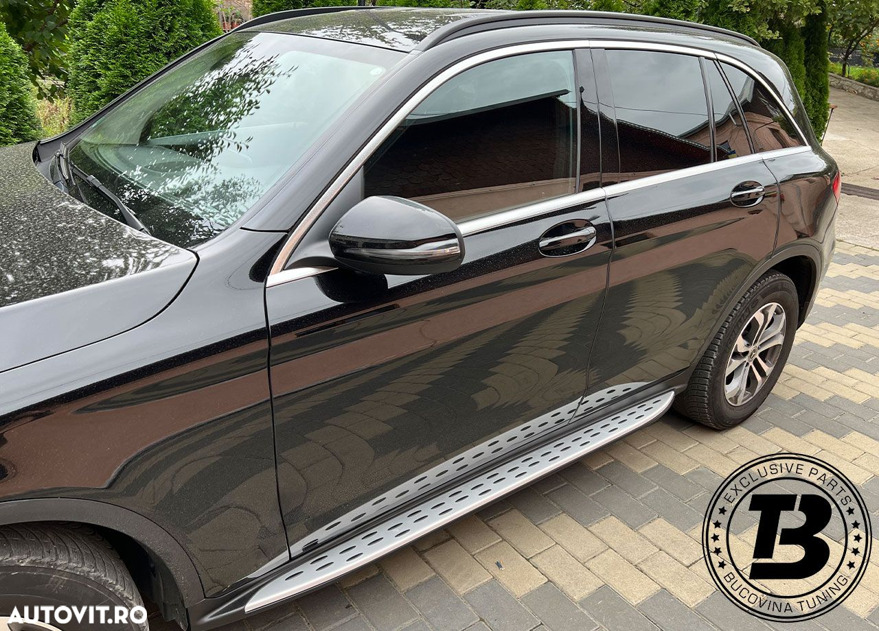 Praguri Aluminiu compatibile cu Mercedes GLC C253 X253 cu MONTAJ INCLUS - 12