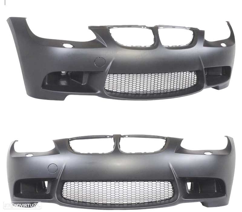 PÁRA-CHOQUES FRONTAL BMW SERIE 3 E92 E93 06-10 LOOK M3 + CONDUTAS DE TRAVOES AR - 3
